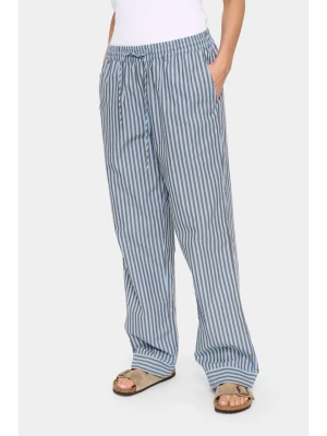SAINT TROPEZ Spodnie "Filia" w kolorze błękitno-szarym rozmiar: XS