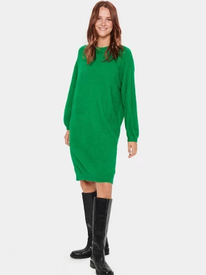 SAINT TROPEZ Sukienka dzianinowa "Saint Tropez" w kolorze zielonym rozmiar: XXL