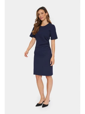 SAINT TROPEZ Sukienka "Genny" w kolorze granatowym rozmiar: S