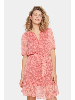 SAINT TROPEZ Sukienka "Saint Tropez" w kolorze czerwonym rozmiar: M