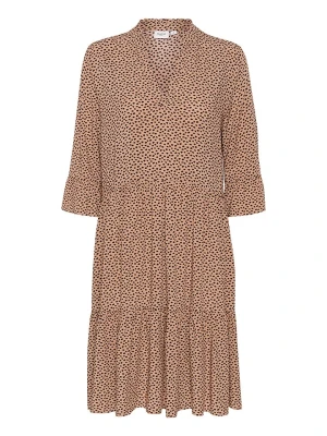 SAINT TROPEZ Sukienka w kolorze jasnobrązowym rozmiar: XL