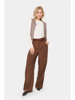 SAINT TROPEZ Sweter "Mila" w kolorze białym rozmiar: M