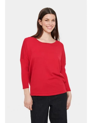 SAINT TROPEZ Sweter "Saint Tropez" w kolorze czerwonym rozmiar: XXL