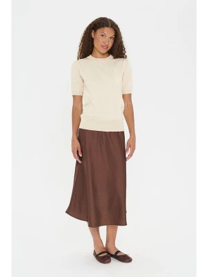 SAINT TROPEZ Sweter w kolorze beżowym rozmiar: M