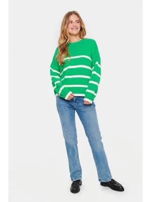 SAINT TROPEZ Sweter w kolorze zielonym rozmiar: XXL