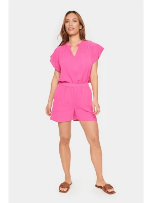 SAINT TROPEZ Szorty w kolorze różowym rozmiar: L