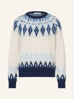 Sainte Mer Sweter Z Wełną Merynosową blau