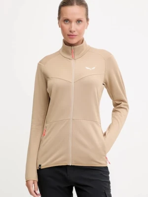 Salewa bluza outdoorowa Puez Cammino damska kolor beżowy gładka 00.0000029095