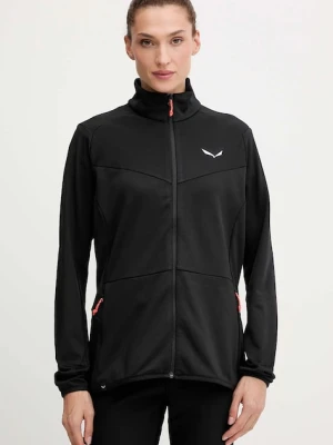 Salewa bluza outdoorowa Puez Cammino damska kolor czarny gładka 00.0000029095