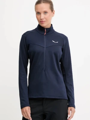 Salewa bluza outdoorowa Puez Cammino damska kolor granatowy gładka 00.0000029097