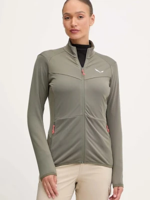 Salewa bluza outdoorowa Puez Cammino damska kolor zielony gładka 00.0000029095