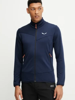 Salewa bluza sportowa Puez Altavia męska kolor granatowy gładka 00.0000029138