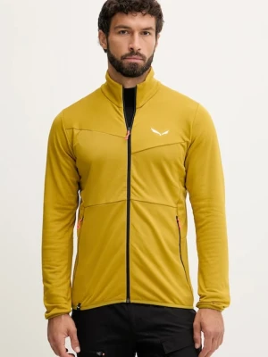 Salewa bluza sportowa Puez Cammino męska kolor żółty gładka 00.0000029094