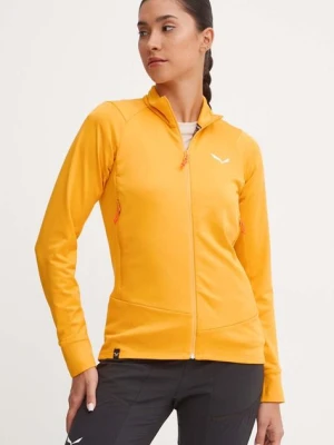 Salewa bluza sportowa Puez Polarlite kolor żółty gładka 00.0000028479