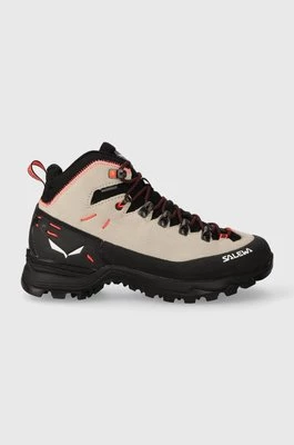 Salewa buty Alp Mate Winter Mid PTX damskie kolor beżowy lekko ocieplone