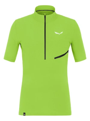 Salewa Koszulka funkcyjna "Agner" w kolorze zielonym rozmiar: 50