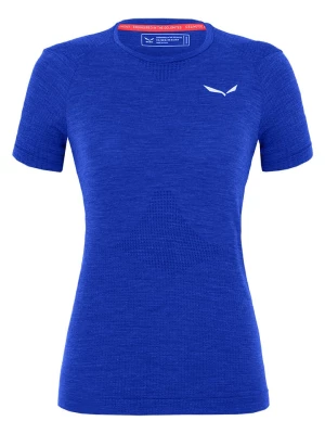 Salewa Koszulka funkcyjna "Pedroc" w kolorze niebieskim rozmiar: 34