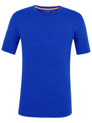 Salewa Koszulka funkcyjna "Pure Eagle" w kolorze niebieskim rozmiar: 46