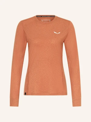 Salewa Koszulka Z Długim Rękawem Puez Dry'ton rot