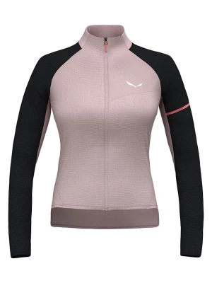 Salewa Kurtka kolarska "Vento Merino" w kolorze jasnoróżowo-czarnym rozmiar: 34