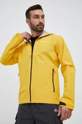Salewa kurtka outdoorowa Puez Aqua 4 PTX 2.5L kolor żółty 00-0000028615