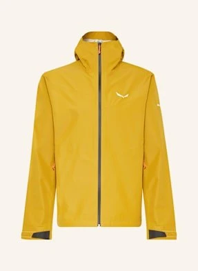 Salewa Kurtka Przeciwdeszczowa Puez Aqua Powertex gelb