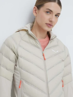 Salewa kurtka sportowa puchowa Agner Hybrid kolor beżowy 00-0000028019