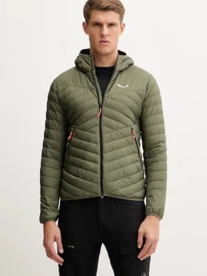 Salewa kurtka sportowa puchowa BRENTA kolor zielony przejściowa 00.0000027883