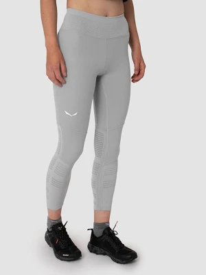 Salewa Legginsy funkcyjne "Pedroc Dry" w kolorze szarym rozmiar: XS / S