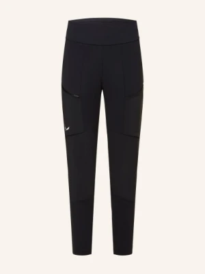 Salewa Legginsy Puez Dry'ton schwarz