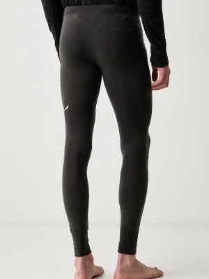 Salewa legginsy termoaktywne męskie z wełną Zebru Medium szary