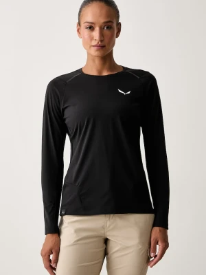Salewa longsleeve sportowy damski Pedroc czarny