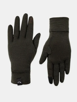 Salewa rękawiczki Cristallo Merino kolor zielony 00.0000028514