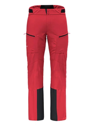 Salewa Spodnie narciarskie "Sella" w kolorze czerwonym rozmiar: XL