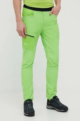 Salewa spodnie outdoorowe Agner Light 2 DST kolor zielony 00-0000028562