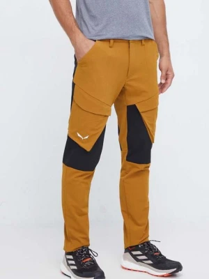 Zdjęcie produktu Salewa spodnie outdoorowe Puez kolor brązowy
