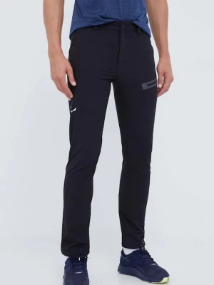 Salewa spodnie outdoorowe Terminal Durastretch kolor czarny