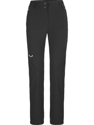 Salewa Spodnie softshellowe - Regular fit - w kolorze czarnym rozmiar: 44