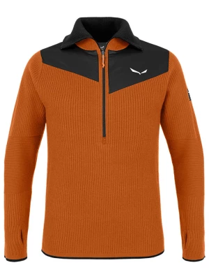 Salewa Sweter funkcyjny "Sella" w kolorze pomarańczowym rozmiar: 50