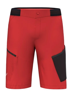 Salewa Szorty funkcyjne - Athletic fit - w kolorze czerwono-czarnym rozmiar: XL