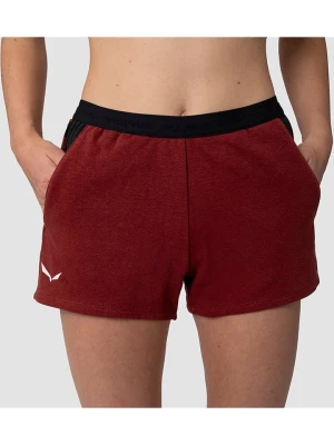 Salewa Szorty funkcyjne w kolorze czerwono-czarnym rozmiar: 36