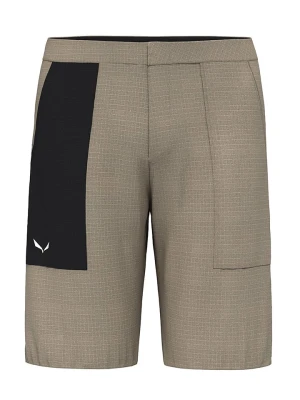 Salewa Szorty funkcyjne w kolorze szarobrązowo-czarnym rozmiar: XL