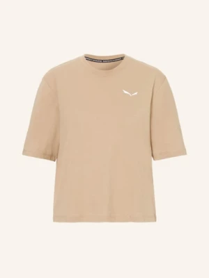 Salewa T-Shirt Eagle Sunset beige