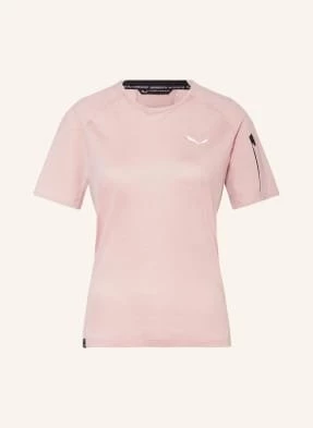 Salewa T-Shirt Puez Alpine Merino Z Wełną Merino rosa