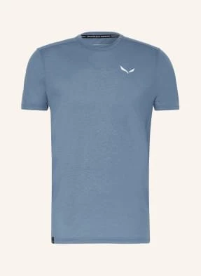 Salewa T-Shirt Puez Hybrid Dry'ton blau