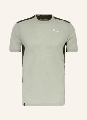 Salewa T-Shirt Puez Hybrid Dry'ton grau