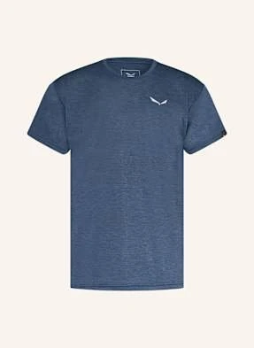 Salewa T-Shirt Puez Melange Dry'ton blau