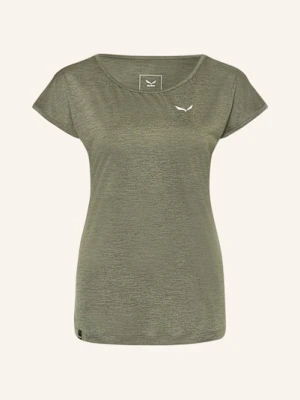 Salewa T-Shirt Puez Melange Dry'ton gruen