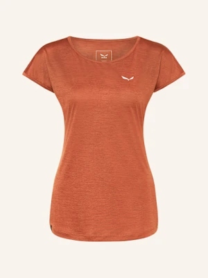 Salewa T-Shirt Puez Melange Dry'ton rot
