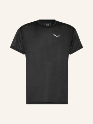 Salewa T-Shirt Puez Melange Dry'ton schwarz